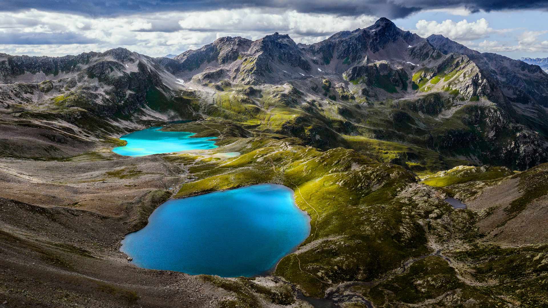 Jöriseen lakes in the Silvretta Alps