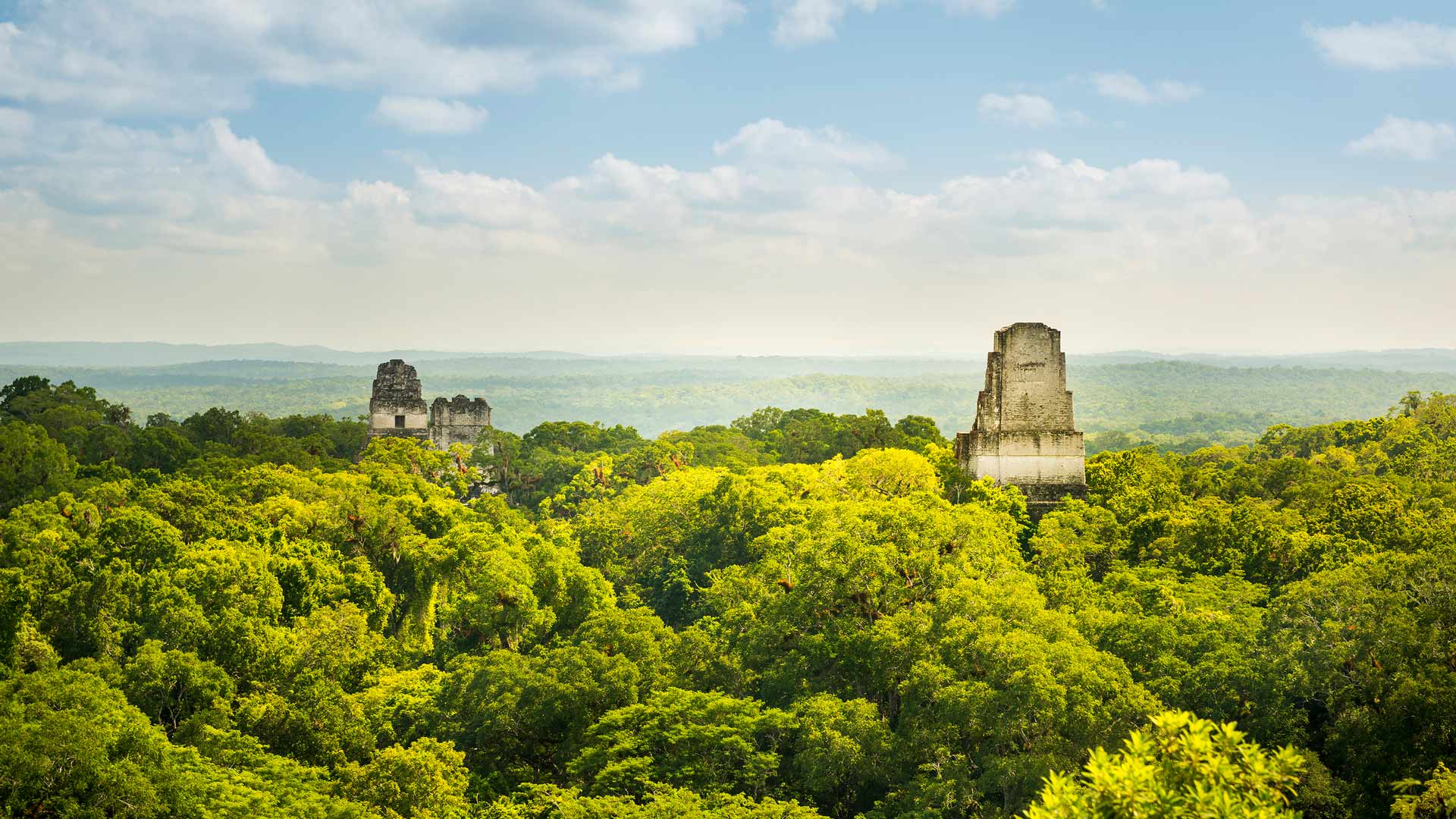 Mayan ruins in Tikal
