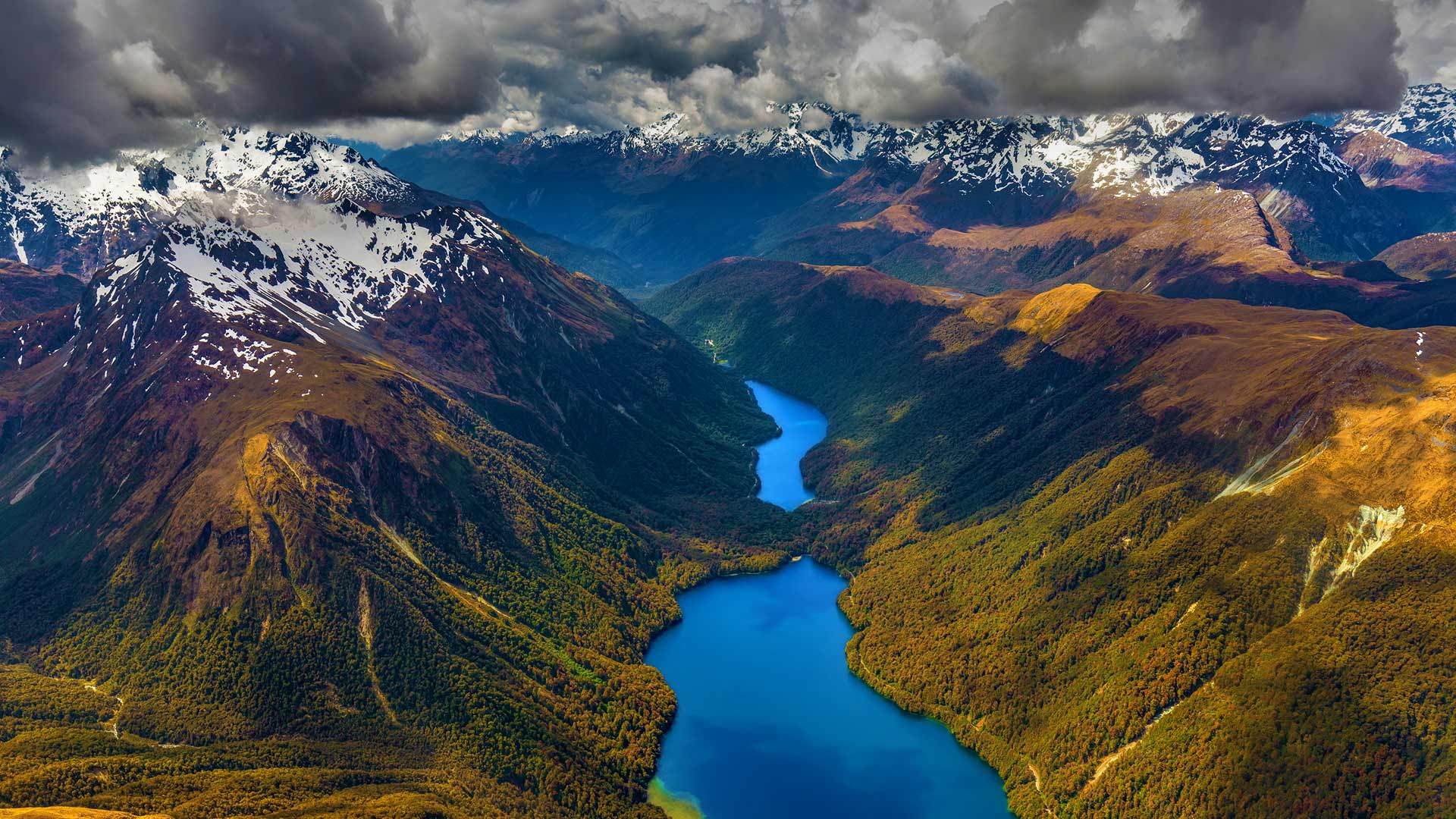 Fiordland National Park in South Island