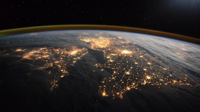 从国际空间站拍摄的地球