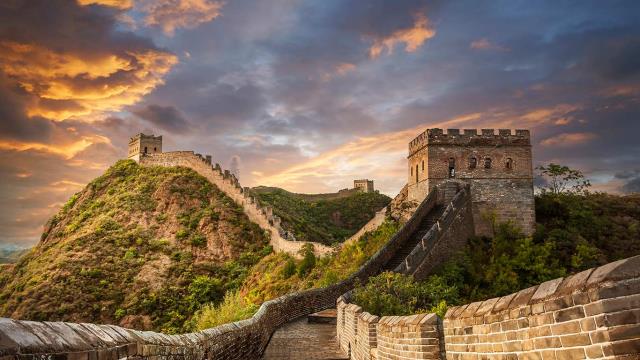 The majestic Great Wall in China