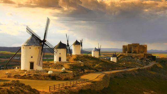 Windmills in Castilla-La Mancha