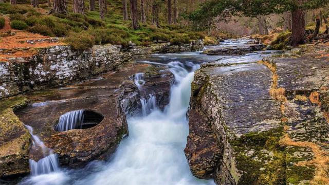 Punch Bowl on the River Quoich in the Cairngorms